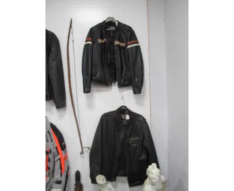 Harley Davidson Leather Jacket, size XL, another size M, both made in China (2).