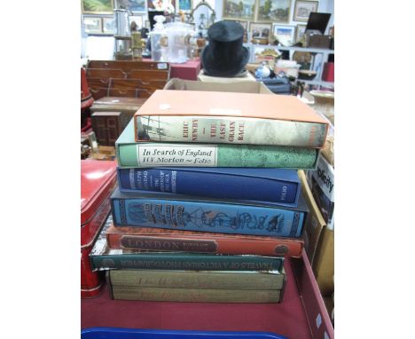 Folio Society: The Nile by Allan Moorhead, two volume set; London Portrait of a City; Captain Cook's Voyages and Travels of a