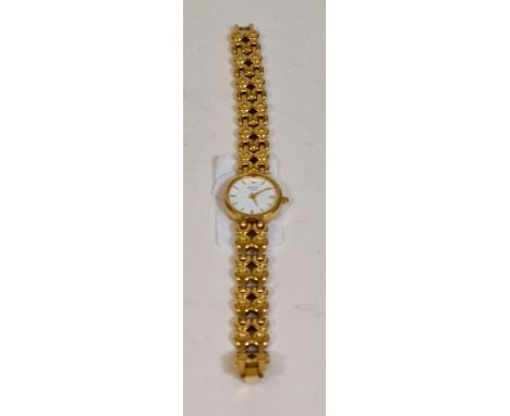 A gold plated ladies Rotary wristwatch 