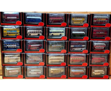Approx. 25 boxed Exclusive First Edition die-cast model buses/coaches. 