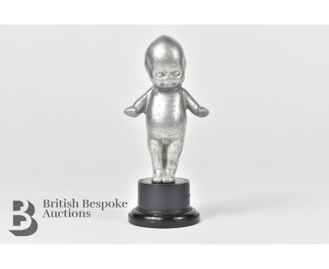 Kewpie doll accessory motor car radiator mascot, circa 1908/1910 pre-WWI era, aluminium construction and rarely found.&nbsp;