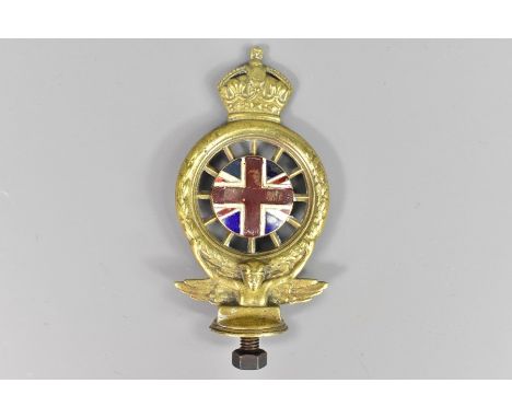 RAC brass veteran Edwardian full member badge and a RAC Automobile 'open crown' very early RAC badge nr D1724.&nbsp;