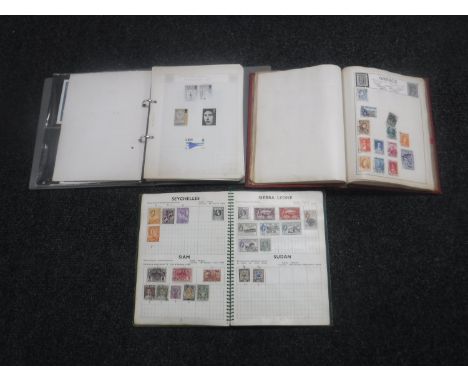 Two 20th century stamp albums - stamps of the world and an album of first day covers 