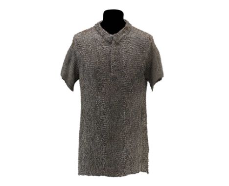A EUROPEAN MAIL SHIRT, SECOND HALF OF THE 15TH CENTURY, PROBABLY GERMAN formed entirely of riveted rings of rectangular secti