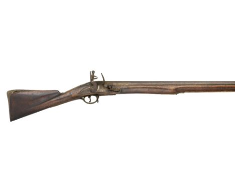 A .750 CALIBRE FLINTLOCK MUSKET BY WATKIN, LATE 18TH/EARLY 19TH CENTURY of regulation type, with sighted barrel inscribed 'No