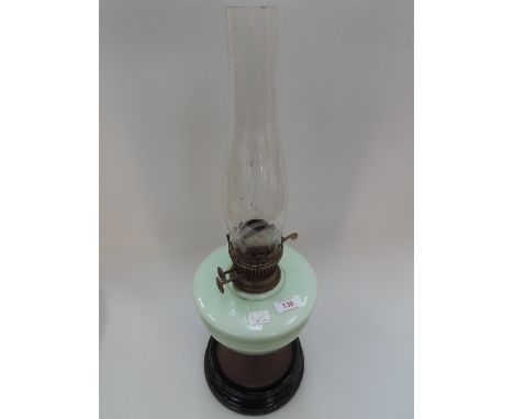 A 19th century paraffin lamp 