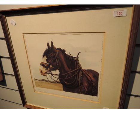 A print after Logan, workhorse, 14/650