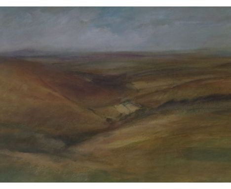 Ken Hildrew (1934-), 5 watercolours and a charcoal sketch, views of Exmoor