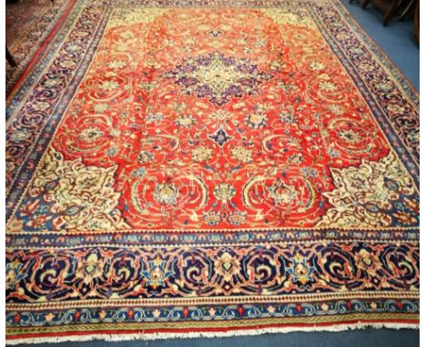 A Mahal carpet 395cm. x 285cm.