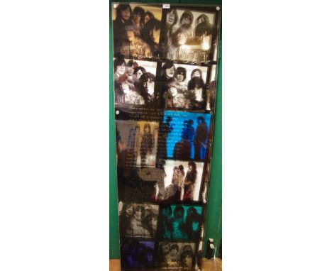 Pop memorabilia - The Rolling Stones wall hanging -Paint it Black