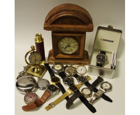 Watches - a Vostok Amphibian automatic stainless steel watch, rubber strap; another Poccnr; various others including Sekonda,