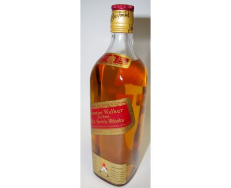 Johnnie Walker Red Label Old Scotch Whisky, 70cm, c.1975