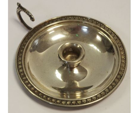 A Spanish silver miniature chamber stick