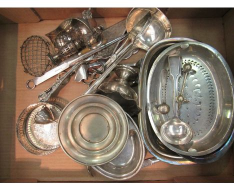 A quantity of silverplate and unusual item