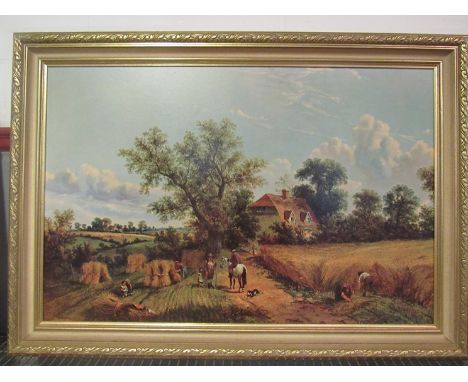 Print ex Gadsby's, gilt framed, 59cm x 89cm