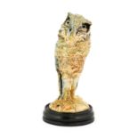 A Stoneware Tobacco Jar and Cover in the Form of a Bird, by Robert Wallace Martin, 1902, modelled