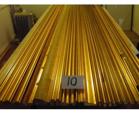 PICTURE MOULDINGS - All gold, wood-based, mixed profiles and widths. Finishes between light matte to medium antique. Widths a