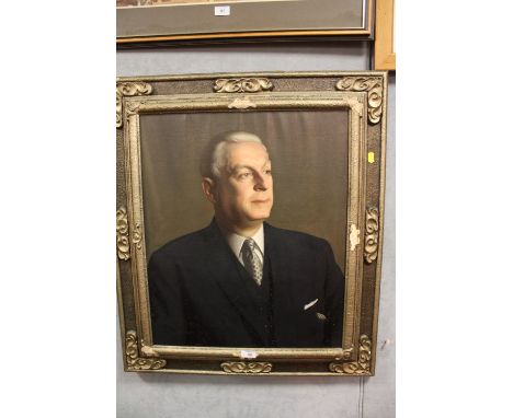 A FRAMED OIL O CANVAS PORTRAIT STUDY OF W H CAPPA BY STANLEY REED
