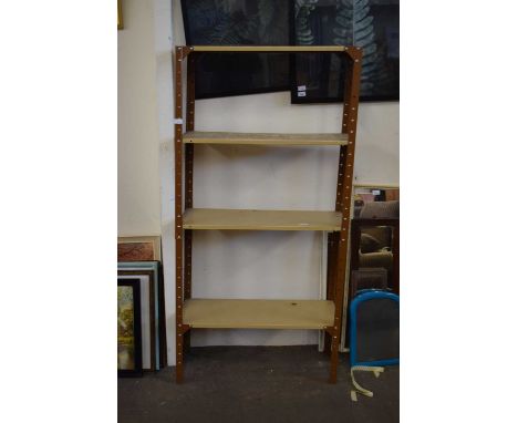 METAL FOUR-TIER GARAGE SHELF UNIT