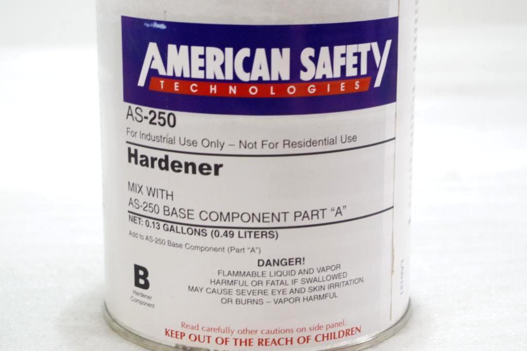 (2) Cans AMERICAN SAFETY TECHNOLOGIES: AS-250 Safety Yellow Paint & AS ...
