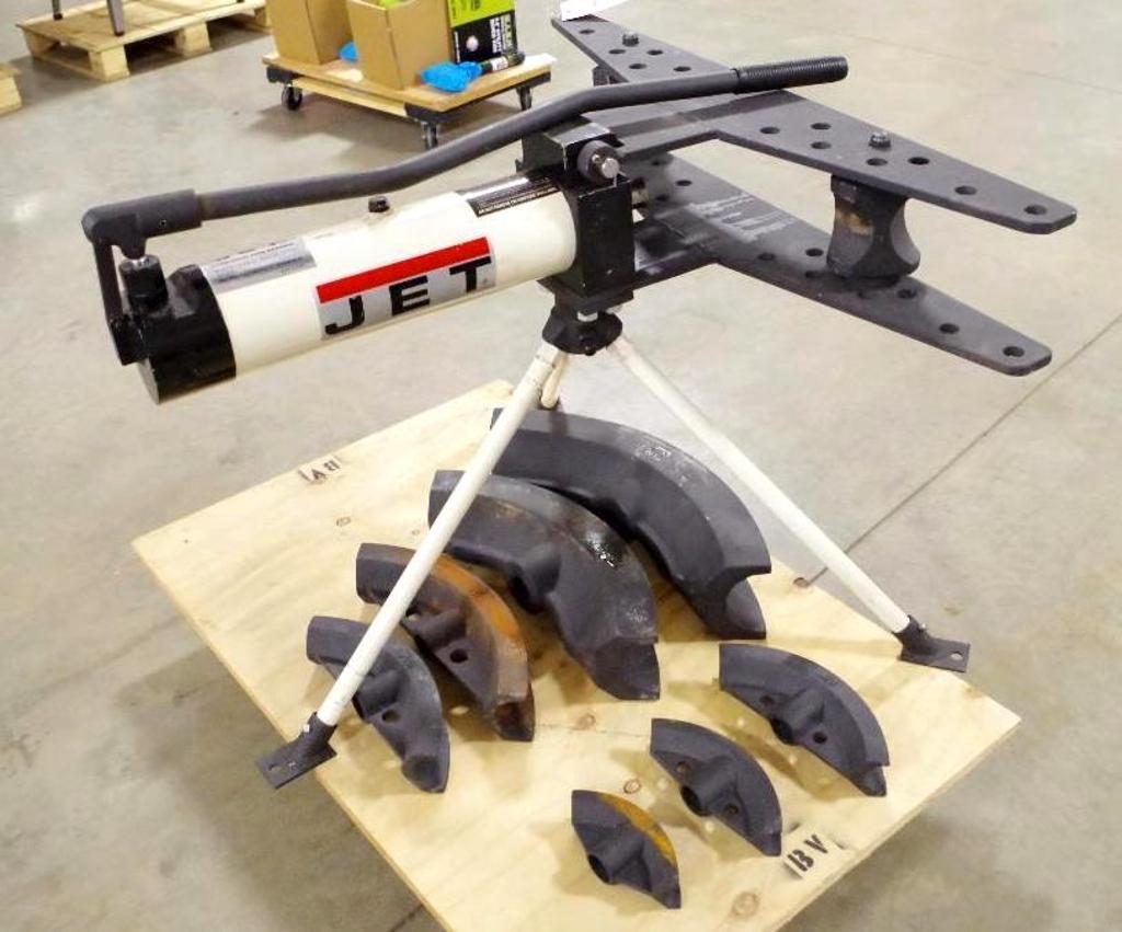 JET Hydraulic Pipe Bender, Max. Capacity 3" Schedule 40 Pipe M/N JHPB