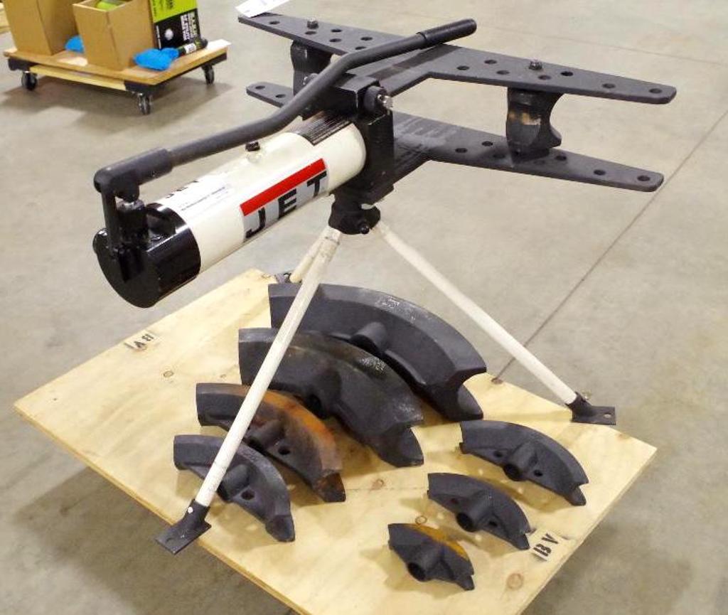 JET Hydraulic Pipe Bender, Max. Capacity 3" Schedule 40 Pipe M/N JHPB