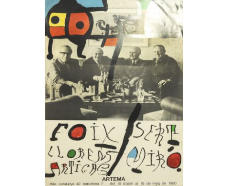 Lithograph. Dimensions: 87 x 55.5 cm. Poster for the ARTEMA exhibition. 1980