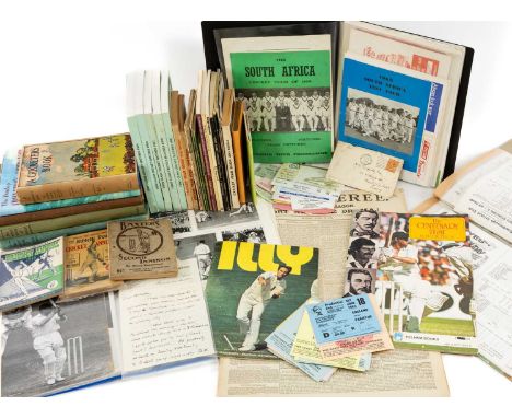 CRICKET CLUB HOUSE: EPHEMERA, to include 'First Class Cricket Matches' books 1898, 1900, 1901, 1903, 1904, 1906, 1907, 1908, 