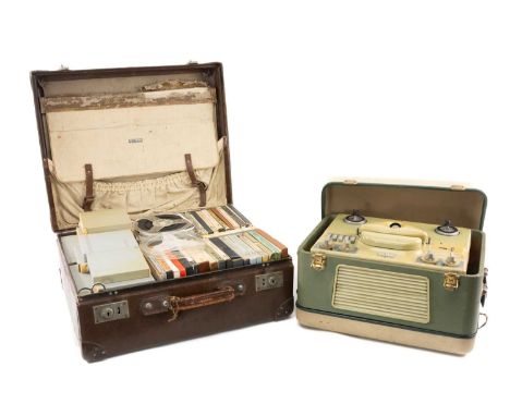MUSIC CLUB HOUSE: 1960'S REVOX D36 STEREO REEL-TO-REEL RECORDER/PLAYER, made in Switzerland, together with approx. 23 pre-rec