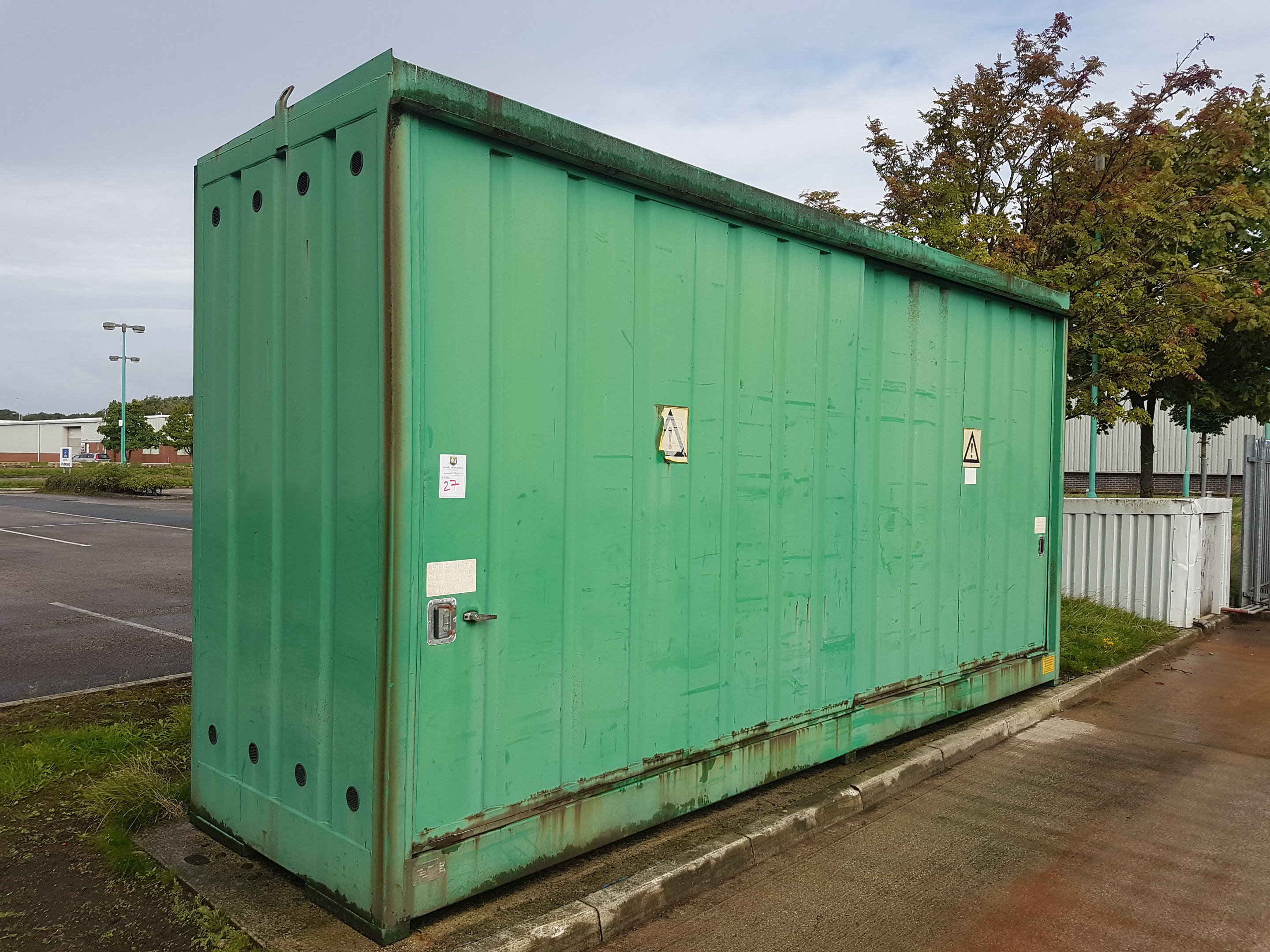Oil Storage Container used for storing multiple barrels of oil. Will