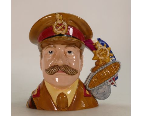 Royal Doulton large character jug General Haig D7231: Limited edition from the First Word War Military leader series, boxed.