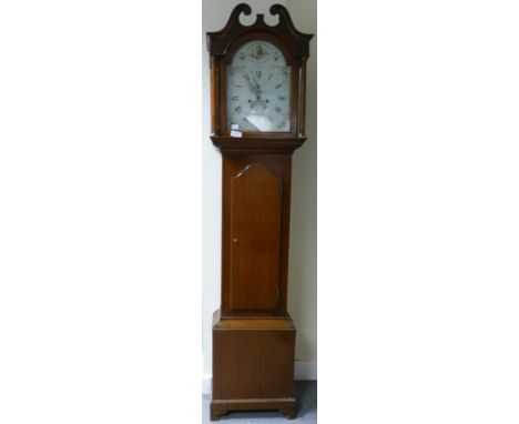 Jas. Anderson Westhaven Mahogany 19th Century Longcase Clock: