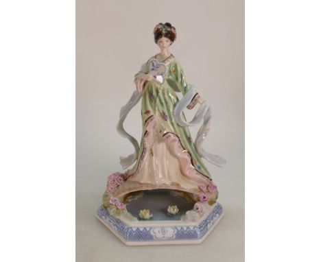 Royal Worcester large figure Willow Princess: Limited edition for Compton &amp; Woodhouse, height 29cm.