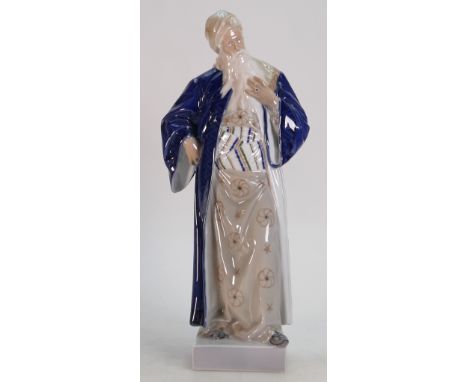 Royal Copenhagen Nathan the Wise figure: Royal Copenhagen figure of Nathan the Wise, model 1413. Height 35cm.