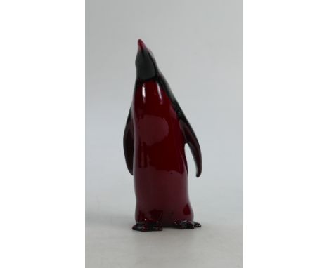 Royal Doulton Flambe model of a Penguin: Height 15.5cm.
