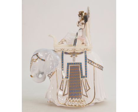 Royal Worcester prestige figure Cleopatra Queen of Kings: Limited edition for Compton &amp; Woodhouse, height 33cm.