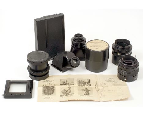 KIEV Macro Set & Other Accessories. To include Kiev-88 macro outfit & Polaroid back, Kiev-60 macro tubes, Kiev MC converter k