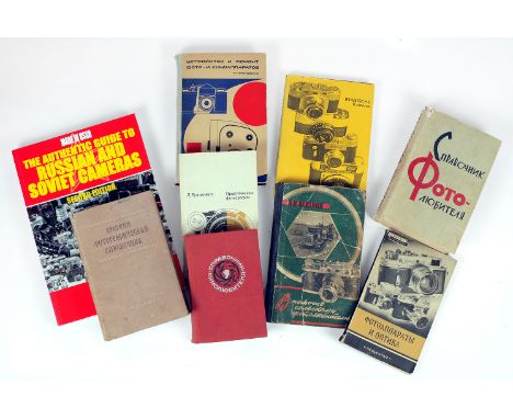 The Authentic Guide to Russian & Soviet Cameras & Other Russian Text Books. Several RARE editions, covering still & cine came