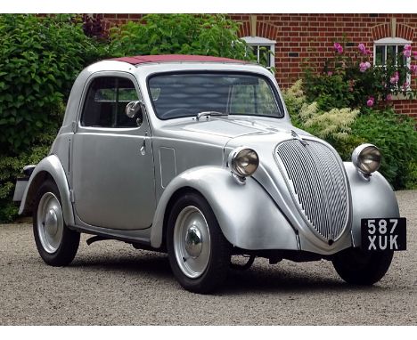 1937 Fiat 500 Topolino  PLEASE NOTE: This lot includes a quantity of Topolino spares (photos of which are in the Documents Of