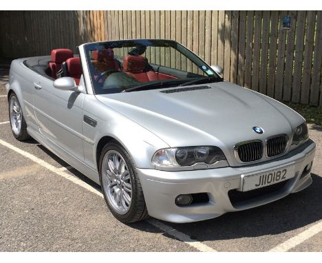 2003 BMW M3 Convertible  PLEASE NOTE: This lot's current odometer reading is now just over 64,000 miles. The vendor informs u