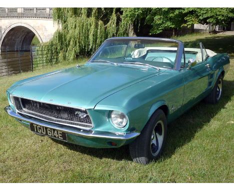 1967 Ford Mustang Convertible  PLEASE NOTE: The Estimate for this vehicle has been reduced to £12,000 - 14,000 due to a chang