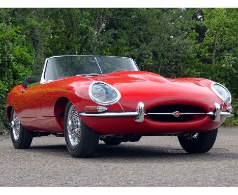 1961 Jaguar E-Type 3.8 'Flat Floor' Roadster  PLEASE NOTE: The vendor is unhappy with the way the passenger door on this lot 