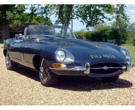 1966 Jaguar E-Type Roadster- Fitted with 3.8-litre engine and Moss gearbox- Ex-USA car, restored 1999 - 2009, RHD conversion-