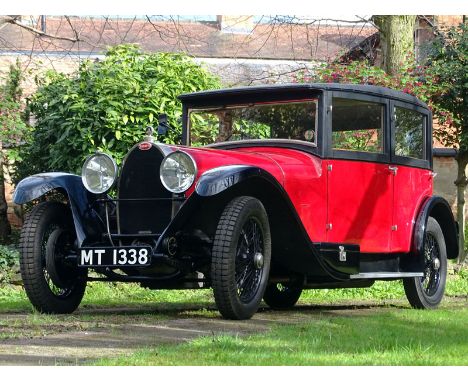 1929 Bugatti Type 44 Vanvooren Saloon- Extensively restored by Wilkinsons Coachbuilders of Derby from 1990-94 and 8,500 miles