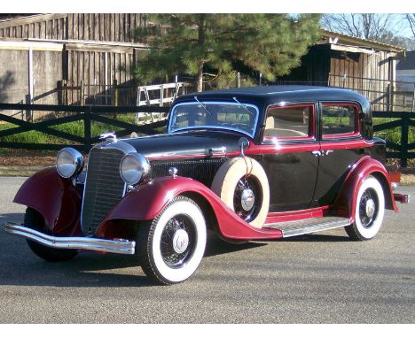 1933 Lincoln Model KA Town Sedan- Understood to have been restored between the '70s and '90s - A credible 50,852 recorded mil