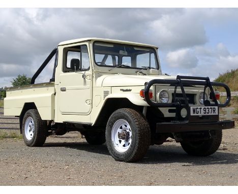 1976 Toyota HJ45 Land Cruiser Pickup- Subject to a recent extensive restoration, mechanical and engine overhaul- Offered with