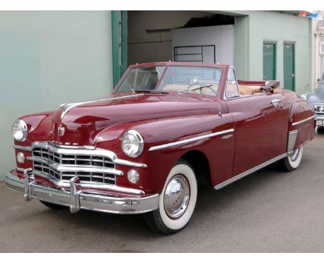 1949 Dodge Wayfarer Roadster- Presented in Aircruiser Red allied to Beige upholstery- Understood to have been fully restored 