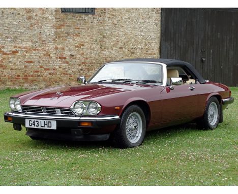 1990 Jaguar XJ-S 5.3 Convertible  PLEASE NOTE: This lot has failed its MOT with a inoperable handbrake  - Finished in Regency