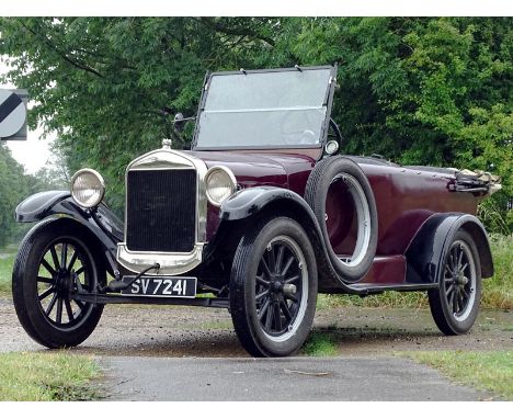 1926 Ford Model T Tourer- Believed to have been British built, and then shipped to France for its coachwork, the style of whi