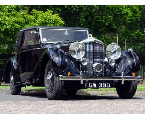 1938 Bentley 4.25 Litre James Young Sedanca Coupe- One of just three Derby Bentley 'Overdrive' chassis to be bodied as a Seda